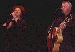 John Prine and Maura O'Connell doing the Prine and DeMent set